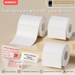 NIIMBOT M2 White Label Sticker