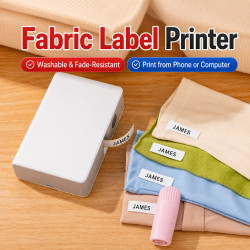 NIIMBOT N1 Waterproof Iron-On Name Label Printer for Clothing & Uniforms